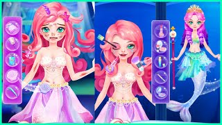 인어공주 화장놀이 메이크업 게임 princess mermaid dress up makeover game sirena เงือก screenshot 5