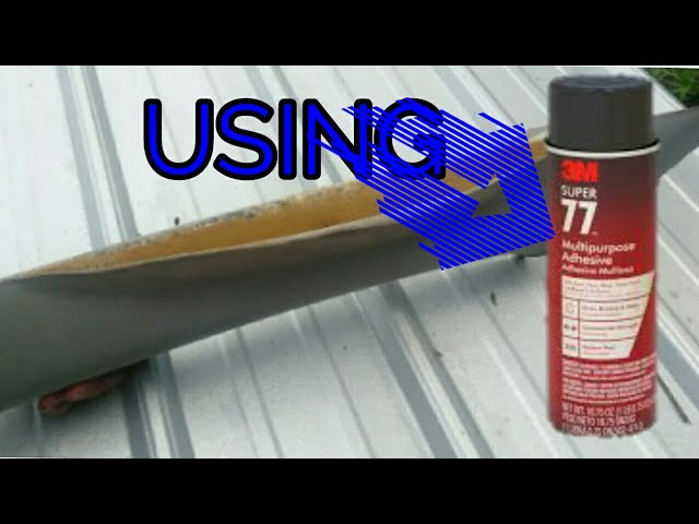 You have been doing this wrong! 3M spray can adhesive glue! (I'm not  wearing any pants) CC 