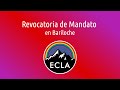 Revocatoria de mandato de autoridades de Bariloche