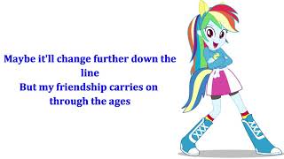 My Little Pony - Equestria Girls Friendship Through The Ages Lyrics