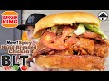 Burger King® SPICY LETTUCE & TOMATO CHICKEN SANDWICH Review! 👑🔥🥬🍅🐔 | BLT 🥓