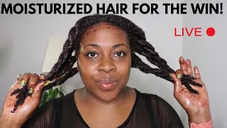 LIVE CHAT: We all want Moisturized Hair- Week 8