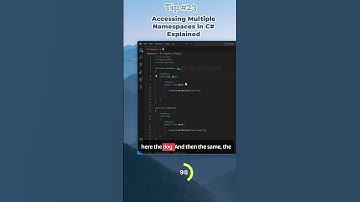 Accessing Multiples Namespaces in C# Explained Tip #23