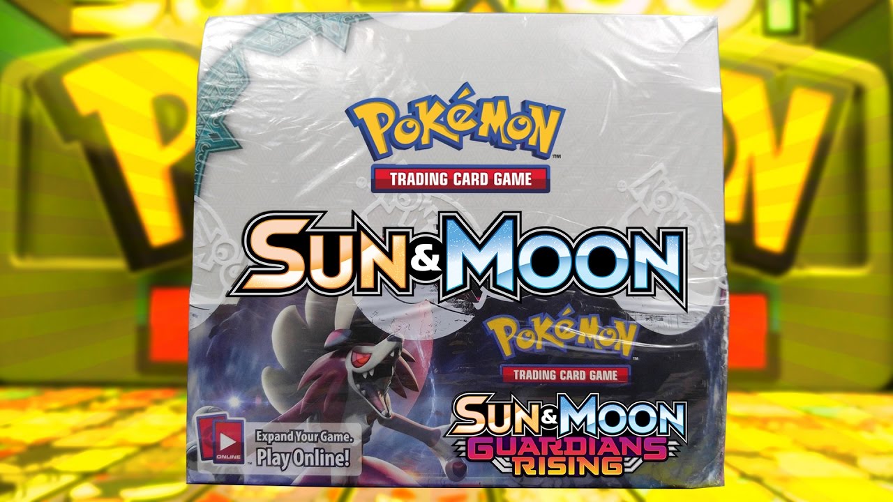 Opening A Pokemon Sun Moon Guardians Rising Booster Box Of Pokemon Cards Youtube