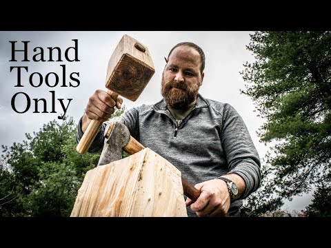 Making a Joiners Mallet Using Only Hand Tools