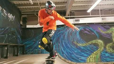 How To Frontside Axle Stall -The Art Of Ram - Beginner Mini Ramp - Skateboard Trick Tips