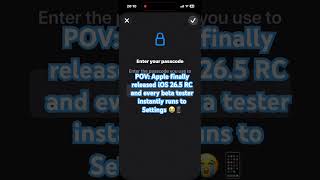 iOS 26.5 RC is FINALLY OUT! 🍏🔥 #apple #ios265 #iphone #ipados #watchos #tvos #macos