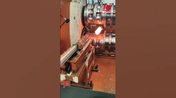 Roll forging machine die commissioning is underway #metalforming #metalworking #forgingroll #forging
