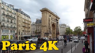 Paris, France. Walking tour [4K].