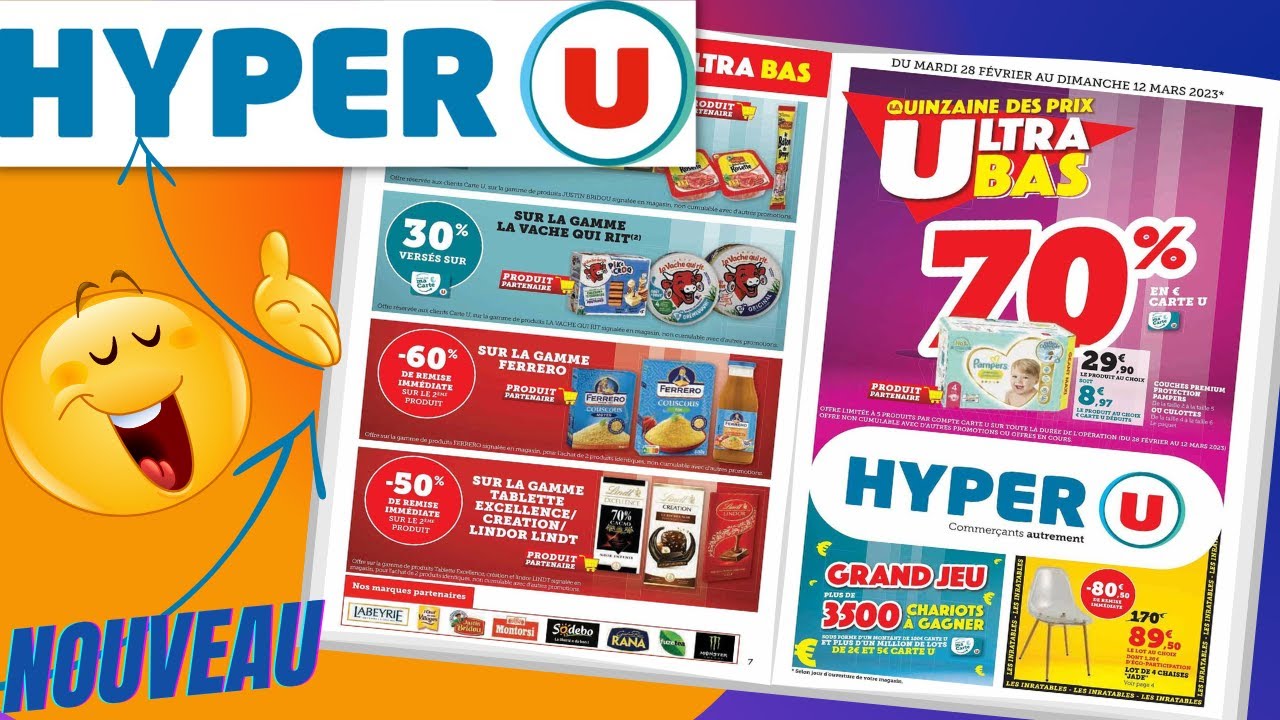 Les prix les plus bas de l'année ! Découvrez le catalogue HYPER U du 28 ...