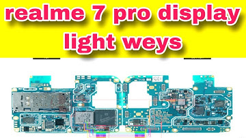 realme 7 pro display light problem solution// display light all track