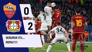 Review Roma vs Leverkusen #asroma #danielederossi #bayernleverkusen #xabialonso #uefaeuropaleague