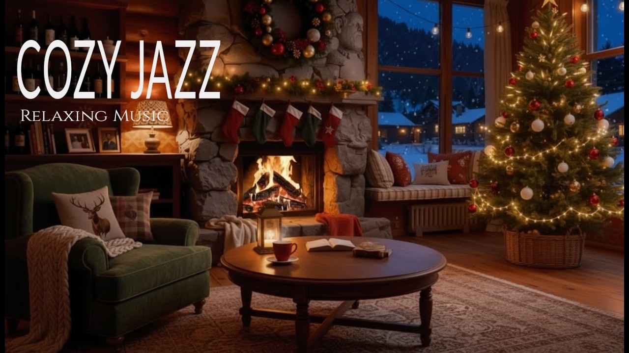 Cozy Winter Jazz Cafe Atmosphere ~ Soft Piano Jazz for Relaxation, Study & Calm Nights