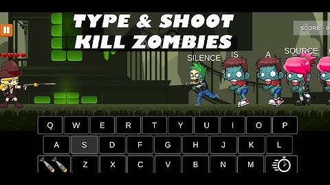 Zombie Typing Game