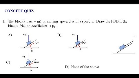 Dynamics Lecture 2 part 1 (Draw the free-body and kinetic diagrams for an accelerating body)