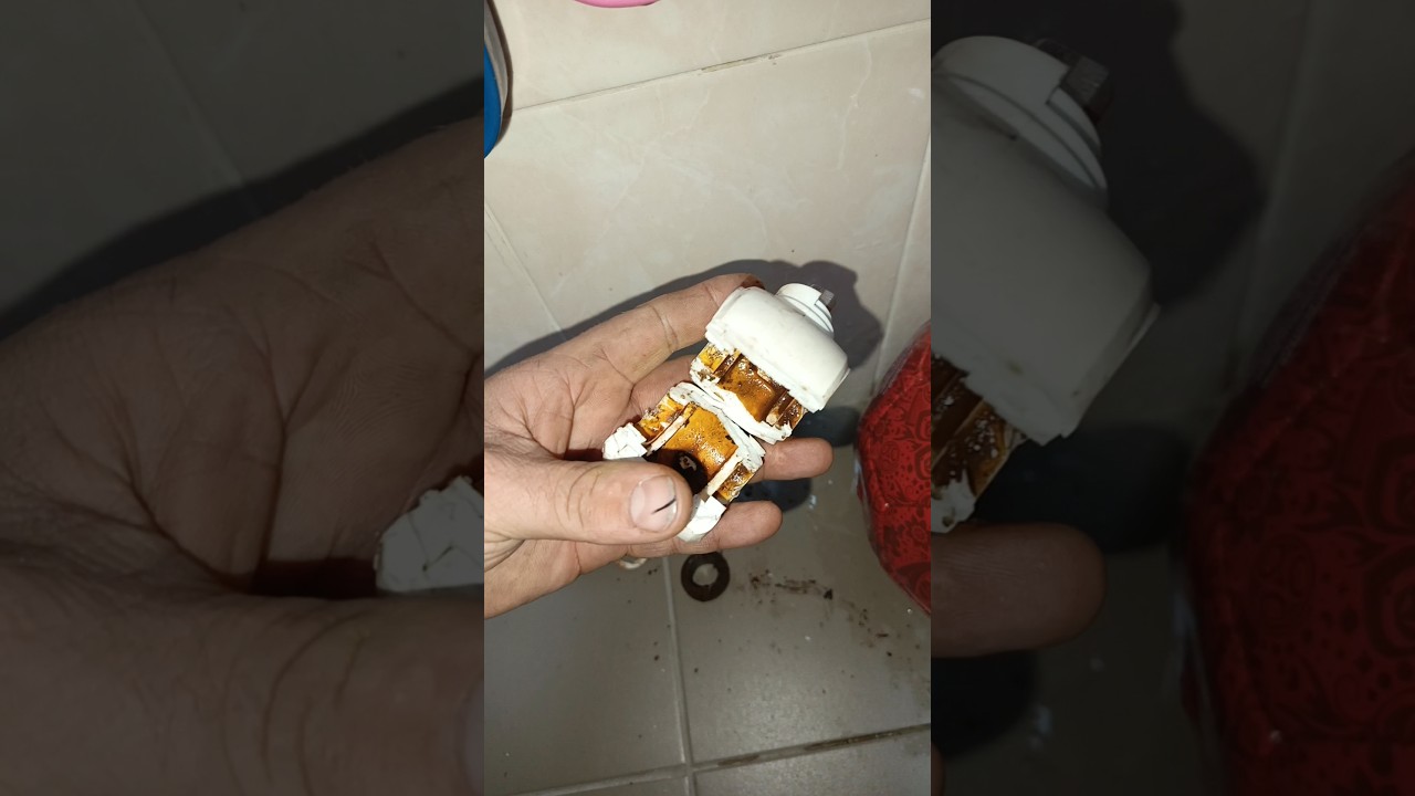 Полипропиленовый кран изнутри. Полипропиленщики отжигают. 