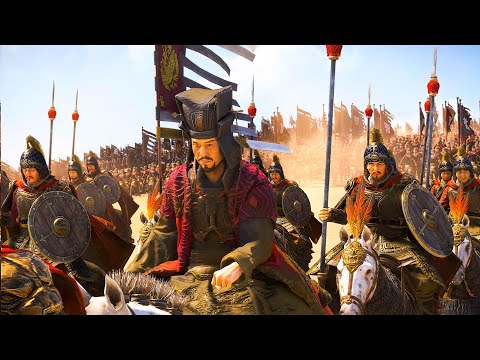 Cao Cao Battle vs Yellow Turban Rebels | Massive 35,000 Unit Cinematic Total War Battle