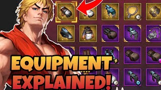 HOW DOES EQUIPMENT WORK IN STREET FIGHTER DUEL & WHY IT'S SO IMPORTANT!  STREET FIGHTER DUEL