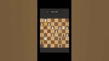 Chess.com | Daily Puzzle | 20/11/2025 #shorts #shortsfeed #chess