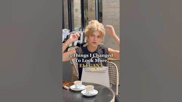 5 Things I Changed On My Appearance To Look More Elegant!  #stayclassy #oldmoneyaesthetic #fashion