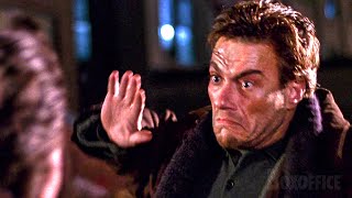 Jean-Claude Van Damme arruina un automóvil con las cabezas de tres hombres