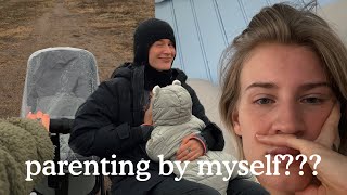 SOLO PARENTING FOR A WEEK‍♀// spend a day with Sunny & me