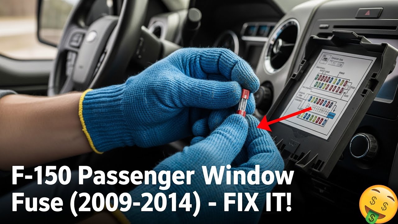 Ford F-150 Passenger Power Window Fuse Location & Replacement (2009-2014)