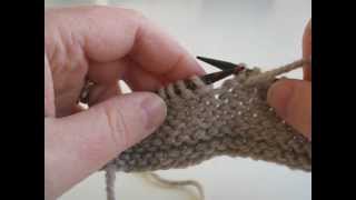 Pyrrha Designs Purled Left Lifted Increase