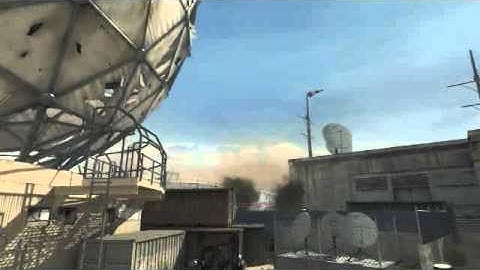 MW3 | Across map throwing knife first blood !