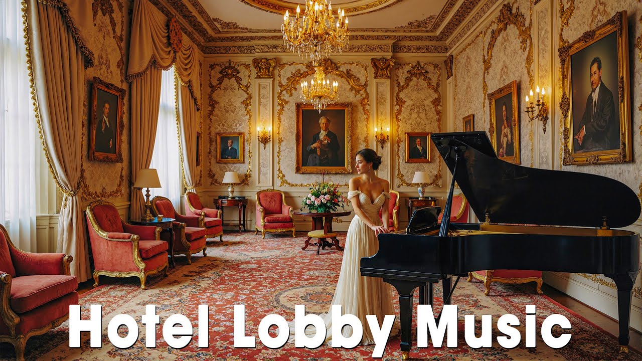 Элегантная джазовая атмосфера в лобби роскошного отеля ✨ Идеальное сочетание релаксации
