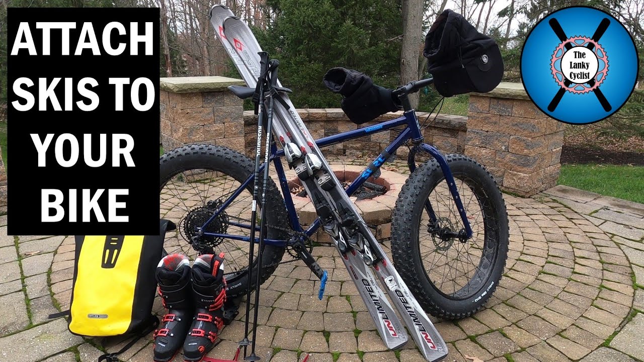 How to Attach Your Skis to Your Bike │ Bike In Ski Out - YouTube