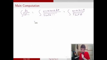 Trig Substitutions Part 2
