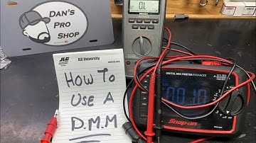 How to use a multimeter, the basics.