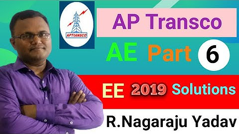 Lecture = 6 AP Transco AE - 2019 EE Solutions