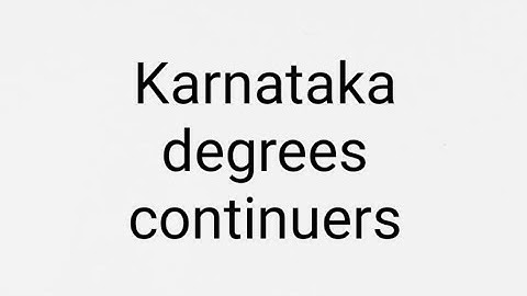 VTU UPDATE for degree students