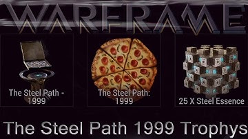 Warframe - The Steel Path 1999 Trophy