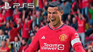 Big Battle ( Paris -Saint Germain vs Manchester United ) Messi vs Ronaldo | ●FC 24 PS5 Gameplay 4K