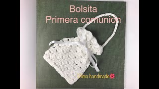 Bolsita Primera Comunión, paso a paso muy fácil