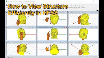How to View Structure Efficiently in HFSS