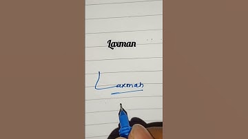Signature Name (Laxman) #short #signature