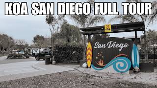 San Diego Metro KOA Resort - Full Campground Tour Deluxe Cabin Tour