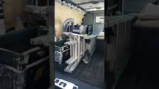 Cargo Van setup for painters