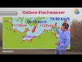 Aktuelle Wetter-, Sturm- & Regenvorhersage 14. bis 18. Oktober: Ostsee-Hochwasser, Regen, dann Nebel