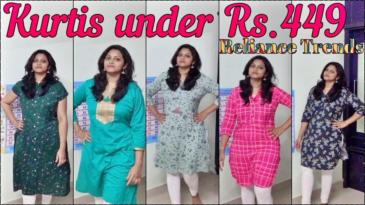 reliance trends kurtis online shopping