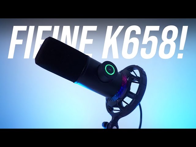 Fifine K658 studio microphone review: The flagship in all its glory!