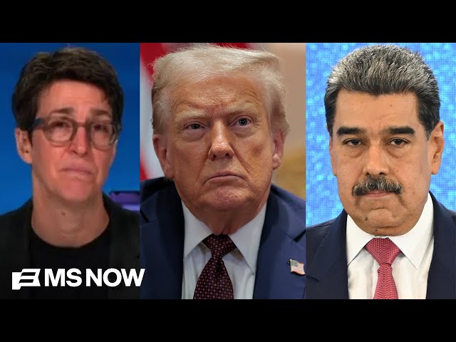 Maddow’s instant reaction to Trump 'capturing' Maduro