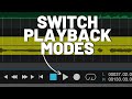Switch Playback Modes In StudioOne 