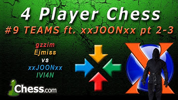 Chess.com - 4 Player Chess - Teams #9 Ft. xxJOONxx pt. 2-3