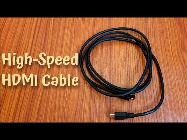 AmazonBasics High Speed HDMI Cable | Ethernet, 3D, 4K Video 60Hz & Audio