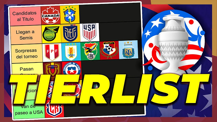 TIERLIST COPA AMÉRICA 2024 🏆 RANKING DE TODAS LAS SELECCIONES 🇻🇪🇵🇪🇦🇷🇨🇴🇪🇨🇧🇷🇵🇾🇨🇱🇧🇴🇺🇾